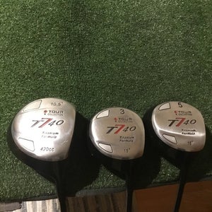 Tour Collection T740 Woods Set (Driver, 3W, 5W) Mid-Firm Tour 75 Graphite *VGC*