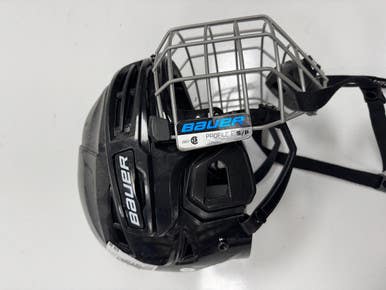 Used Bauer IMS 5 Helmet Cage Combo Black SM 11860-S000300941