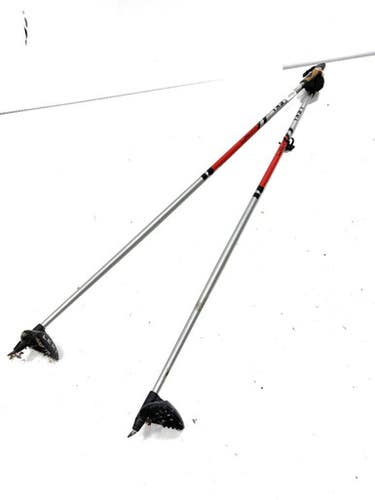 Used Leki 4.5 Mens XC Ski Poles Grey 120 cm / 48 in 11860-S000302006