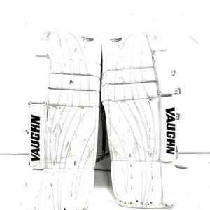 Used Vaughn VELOCITY V7 Goalie Leg Pads Inter White 30" 11860-S000302020