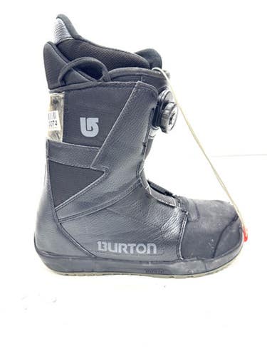 Used Burton IMPRINT 1 BOA Mens Snowboard Boots Black Senior 10 11860-S000302287