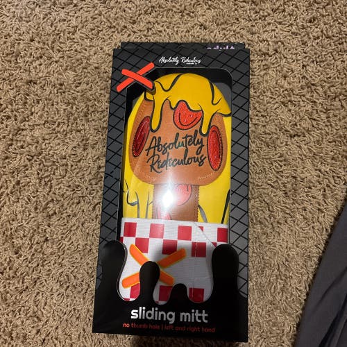 Pizza planet absolutely ridiculous sliding mitt