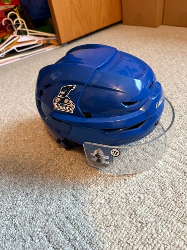 Wichita Thunder ECHL Medium Warrior Covert CF 100 Helmet Pro Stock (Used)