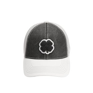 NEW Black Clover Two Tone Vintage #21 Black/White/Grey Golf Snapback Hat/Cap