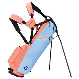 NEW 2025 TaylorMade Flextech Carry Light Blue/Coral 3 Way Stand/Carry Golf Bag