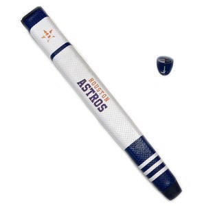 NEW Team Golf Houston Astros Blue/Orange/White Jumbo Putter Grip w/Marker