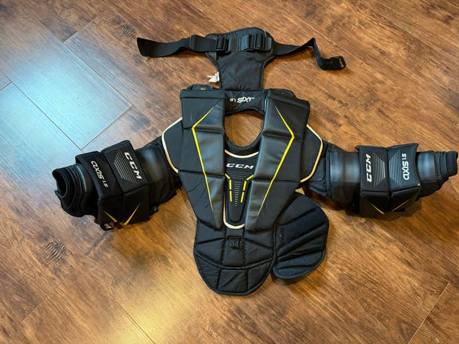 Small CCM Axis A1.5 Goalie Chest Protector (Used)