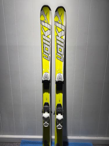 All Mountain 150 cm Volkl TigerShark Jr SL Skis with Marker Bindings (Used)