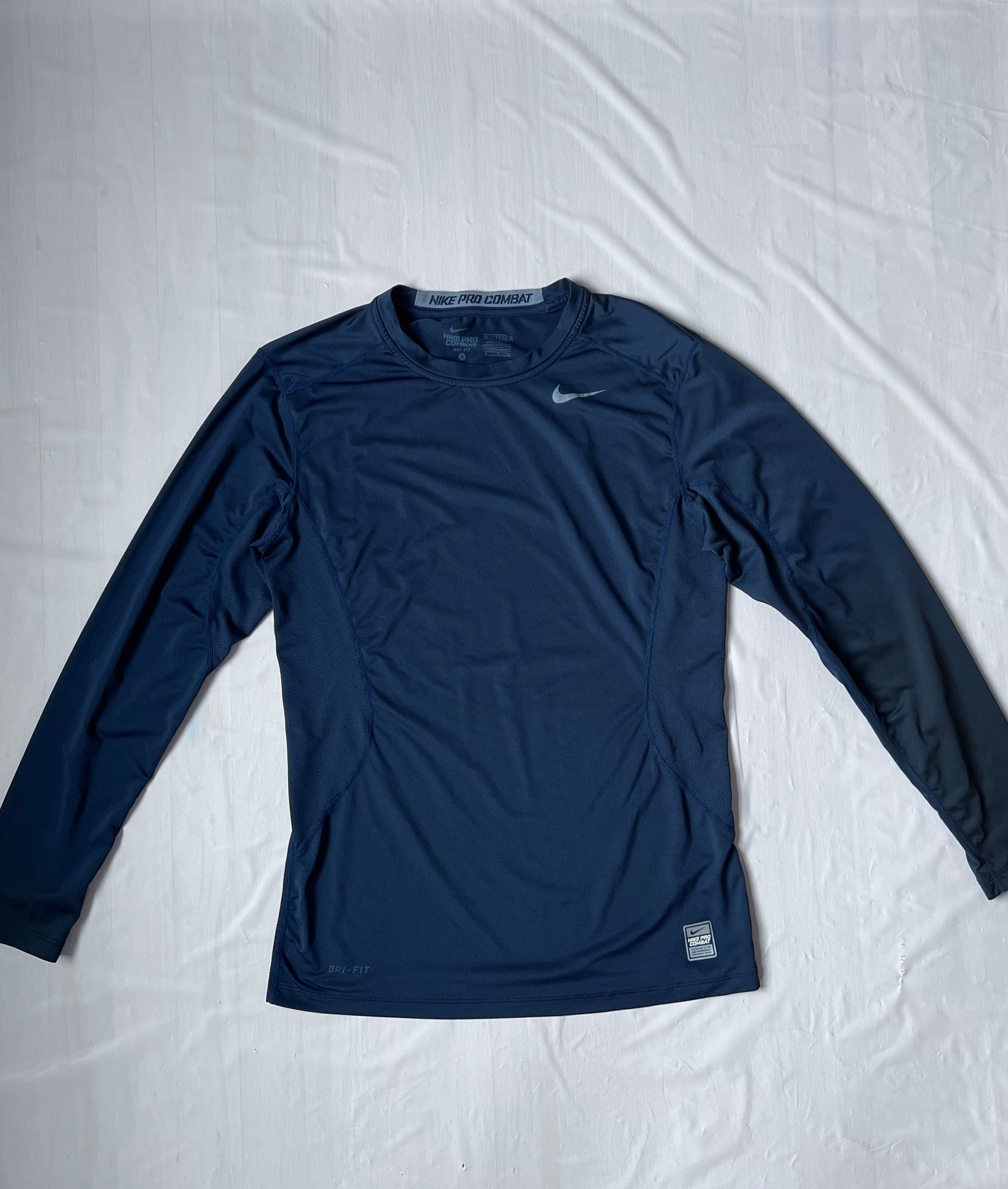 nike pro combat dri fit fitted long sleeve