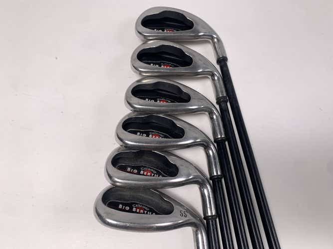 Callaway Big Bertha 2004 Iron Set 5-PW+SW RCH 75i Senior RH No 7 iron