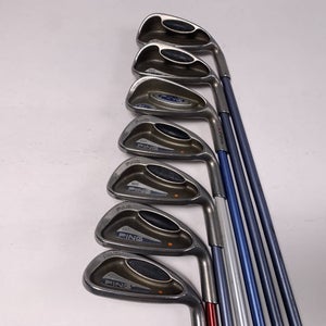 Ping G2 Ladies Iron Set 4-9+SW Orange Dot 2* Flat Various Ladies Shafts RH