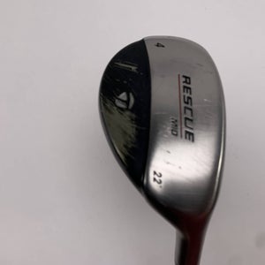 TaylorMade Rescue Mid 4 Hybrid 22* Light Metal Regular Steel Mens RH
