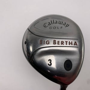 Callaway Big Bertha 2004 3 Fairway Wood 15* RCH 75w Regular Graphite Mens RH