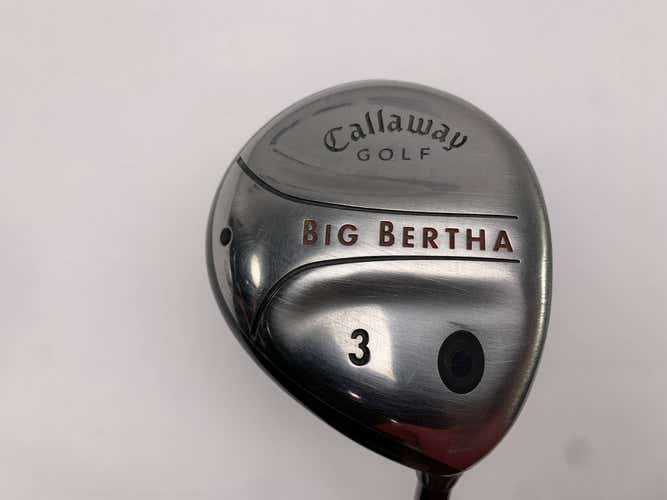 Callaway Big Bertha 2004 3 Fairway Wood 15* RCH 75w Regular Graphite Mens RH