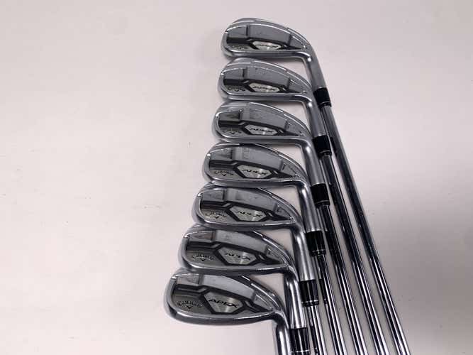 Callaway Apex CF 16 Iron Set 5-PW+GW Project X LZ 6.0 105g Stiff Steel Mens RH