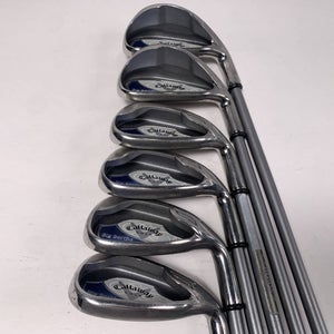 Callaway Big Bertha 2008 Iron Set 6-PW+SW 55g Ladies Graphite Womens RH