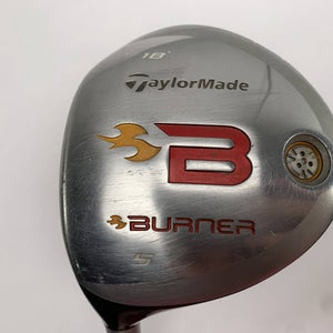 TaylorMade Burner 2008 5 Fairway Wood 18* REAX 49g Stiff Graphite Mens LH
