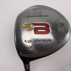 TaylorMade Burner 2008 3 Fairway Wood 15* REAX 49g Stiff Graphite Mens LH