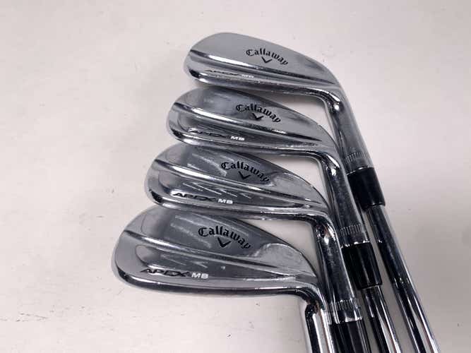 Callaway Apex MB 2018 Iron Set 7-PW NS Pro Modus 3 Tour 120 Stiff RH +1''