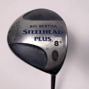 Callaway Steelhead Plus Driver 8* Big Bertha Regular Steel Mens RH