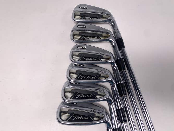 Titleist 710 AP2 Iron Set 4-PW True Temper DG S300 Stiff Steel Mens RH- no 6i