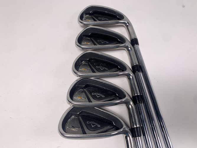 Callaway X2 Hot Iron Set 5-9 Regular Steel Mens RH Midsize Grips