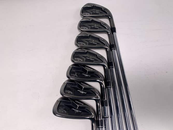 Callaway Apex 19 Smoke Iron Set 4-PW True Temper Dynamic Gold S300 Stiff RH