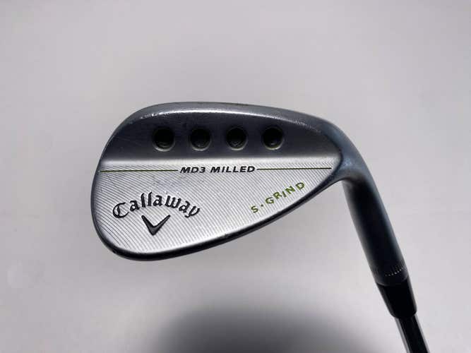 Callaway MD3 Milled Chrome S-Grind Sand Wedge SW 56* 10 DG Wedge Steel Mens RH