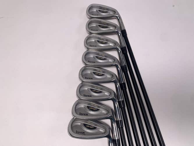 Snake Eyes Viper MS Iron Set 3-PW Grafalloy Prologic Stiff Graphite Mens RH