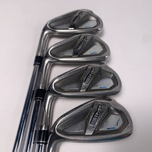 TaylorMade SIM2 MAX OS Iron Set 5-8 KBS Max MT 85g Regular Steel Mens LH
