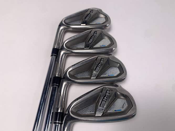 TaylorMade SIM2 MAX OS Iron Set 5-8 KBS Max MT 85g Regular Steel Mens LH