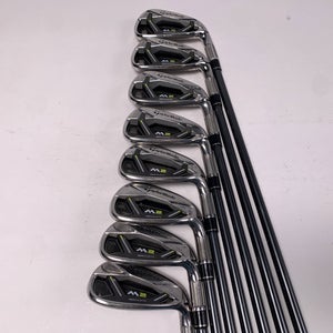 TaylorMade M2 2019 Iron Set 4-PW+GW REAX 65g Regular Graphite Mens RH