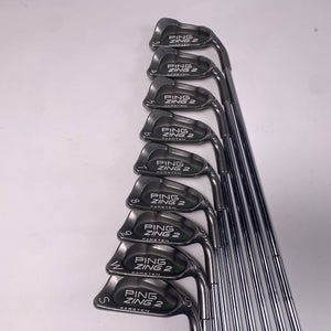 Ping Zing 2 Iron Set 3-PW+SW Green Dot 2* Up Karsten JZ Regular Steel Mens RH