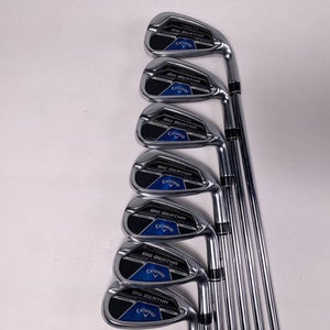 Callaway Big Bertha B21 Iron Set 5-PW+GW KBS Max CT80 Regular Steel Mens RH