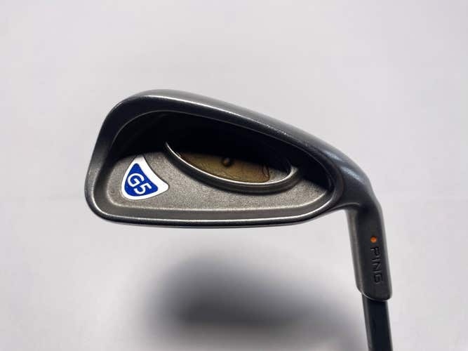 Ping G5 Single 7 Iron Orange Dot 2* Flat TFC 100 I Regular Graphite Mens RH