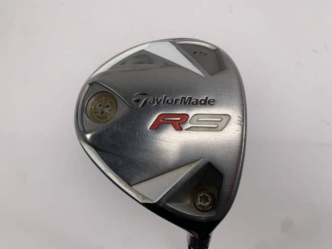 TaylorMade R9 3 Fairway Wood 15* Fujikura Motore 85g Regular Graphite Mens RH