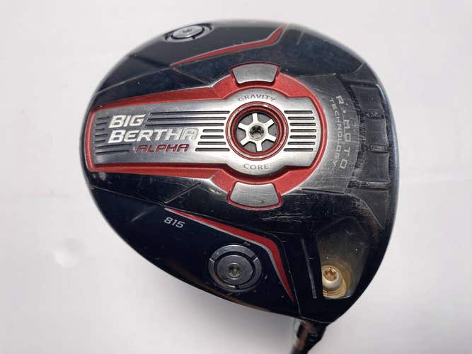 Callaway Big Bertha Alpha 815 Driver 10.5* Vanquish 4 R2 Senior Graphite Mens RH