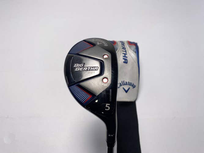 Callaway Big Bertha B21 5 Hybrid 24* RCH 65 65g Regular Graphite Mens RH HC