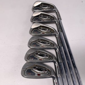 Ping i15 Iron Set 4-PW Maroon Dot 5* Up Dynamic Gold S300 Stiff Mens RH- no 7i