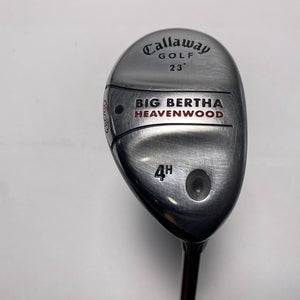 Callaway Big Bertha Heavenwood 4 Hybrid 23* RCH 75w Firm Graphite Mens RH