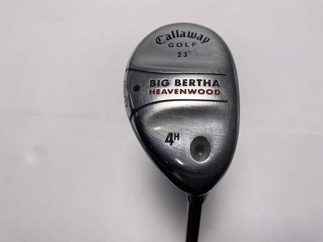 Callaway Big Bertha Heavenwood 4 Hybrid 23* RCH 75w Firm Graphite Mens RH