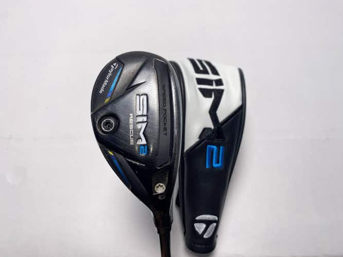 TaylorMade SIM2 Rescue 3 Hybrid 19.5* Tensei Blue Raw AV Series 80g Stiff RH HC