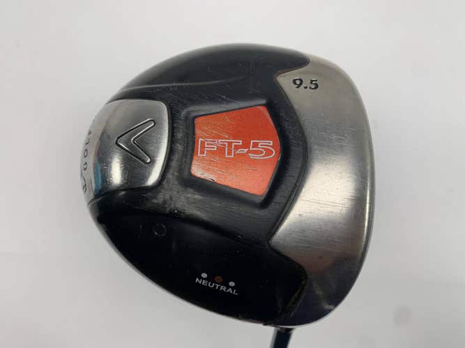 Callaway FT-5 Driver 9.5* Mitsubishi Rayon Bassara 43x5ct Stiff Graphite Mens RH