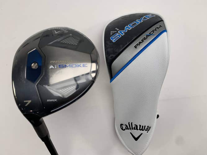 Callaway Paradym Ai Smoke Max 7 Fairway Wood 21*Cypher Fifty 5.0 Senior LH NEW