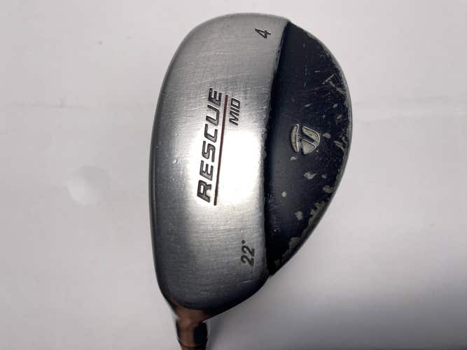 TaylorMade Rescue Mid 4 Hybrid 22* Regular Graphite Mens LH