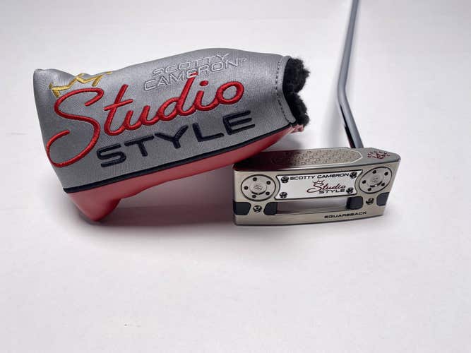 Scotty Cameron Studio Style Squareback 2025 Putter 34" Mens RH HC NEW