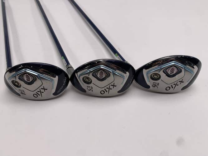 XXIO 8 Hybrid Set 4 5 6 22* 25* 28* MP 800 38g Ladies Graphite Womens RH
