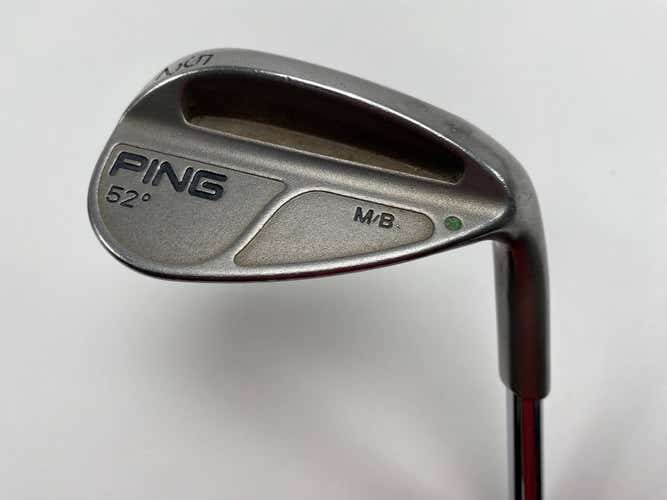 Ping MB Gap Wedge GW 52* Black Dot Wedge Steel Mens RH Midsize Grip