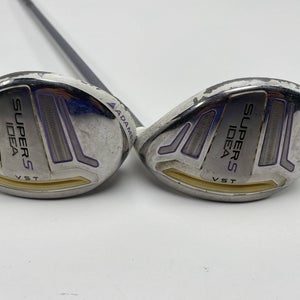 Adams Idea Super S 4 & 5 Hybrid Set 22* 25* Matrix Kujoh Ladies Graphite RH