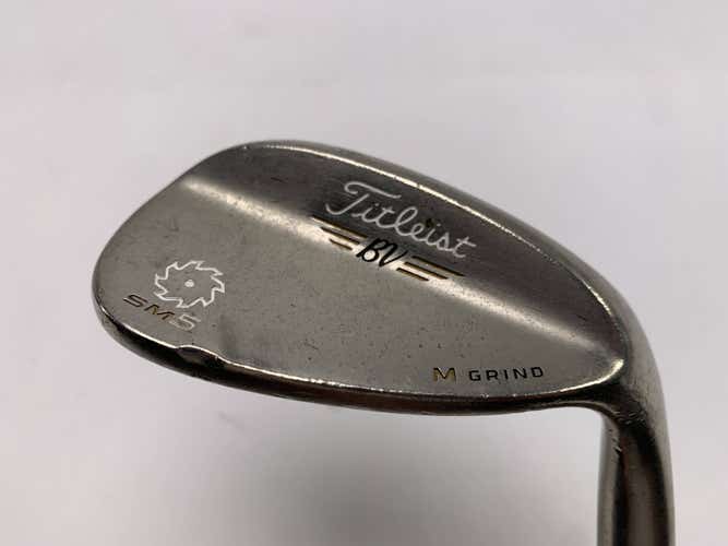 Titleist Vokey SM5 Gold Nickel Lob Wedge LW 58* 8 Bounce M-Grind Wedge Mens RH